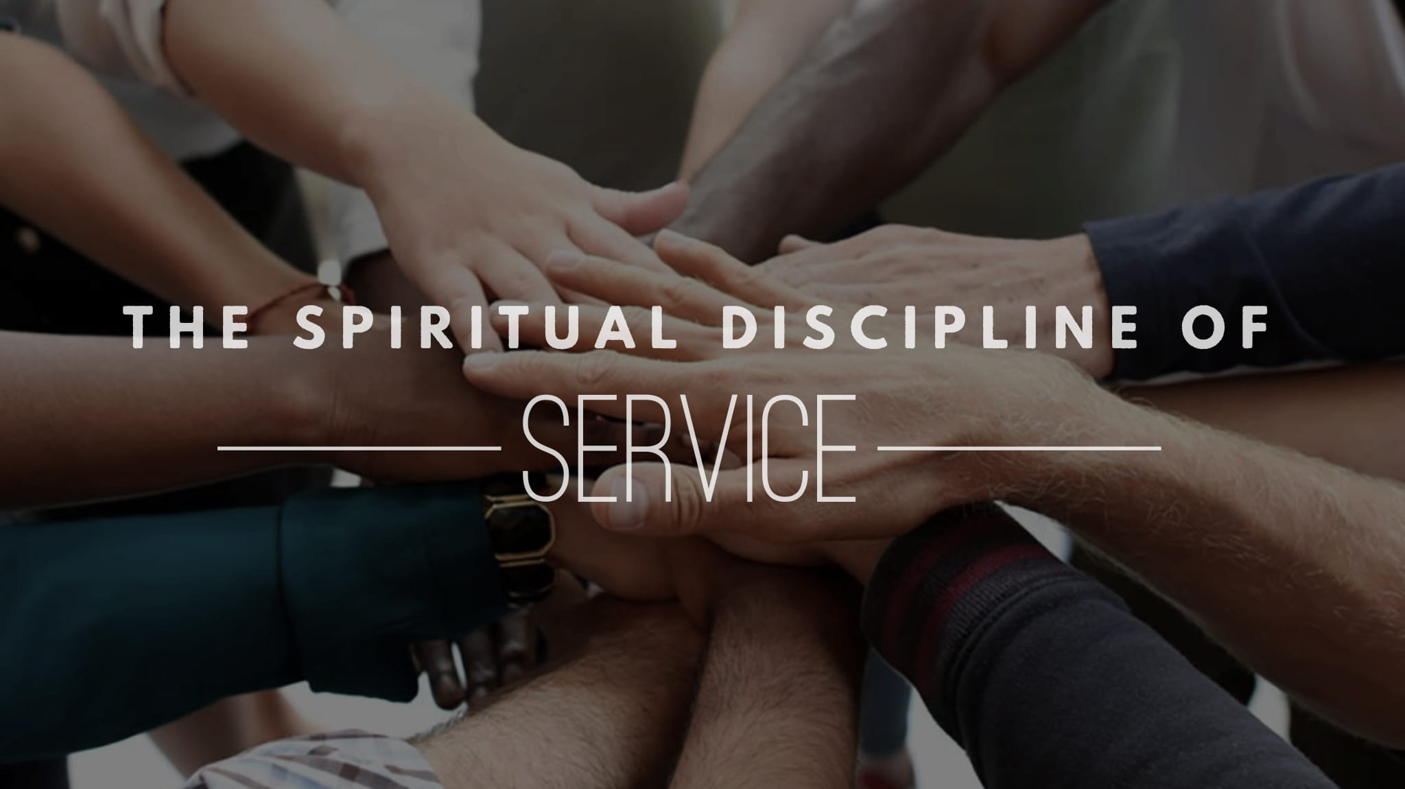 Matthew Service The Spiritual Discipline of Service - Matthew 20:23-28 - Maitland River ...